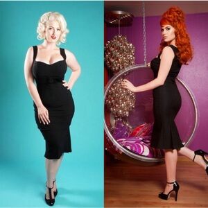 Pinup Coulture dress medium rust color